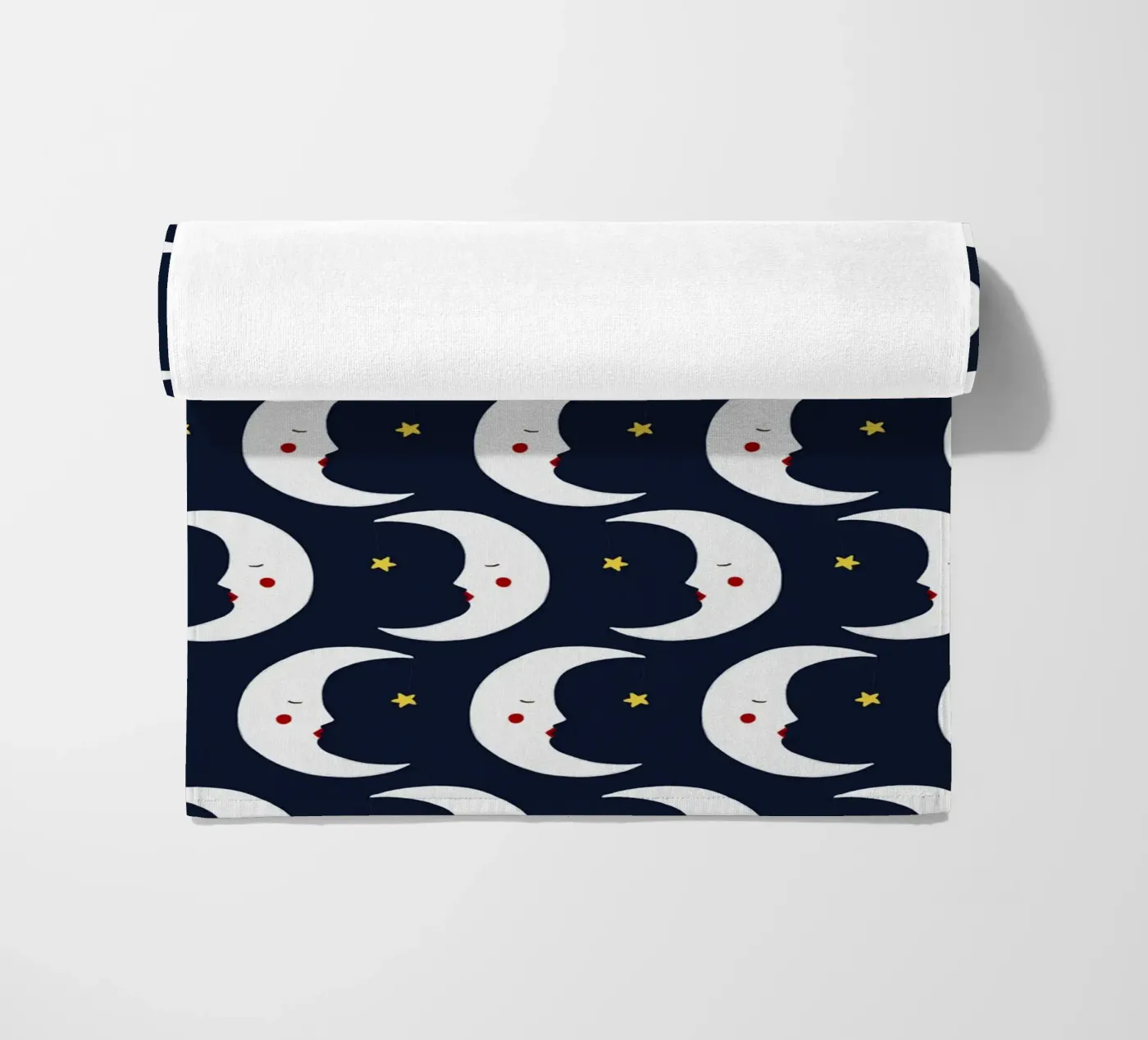 Moons pattern strandhanddoek van Sophie Augustin Illustration