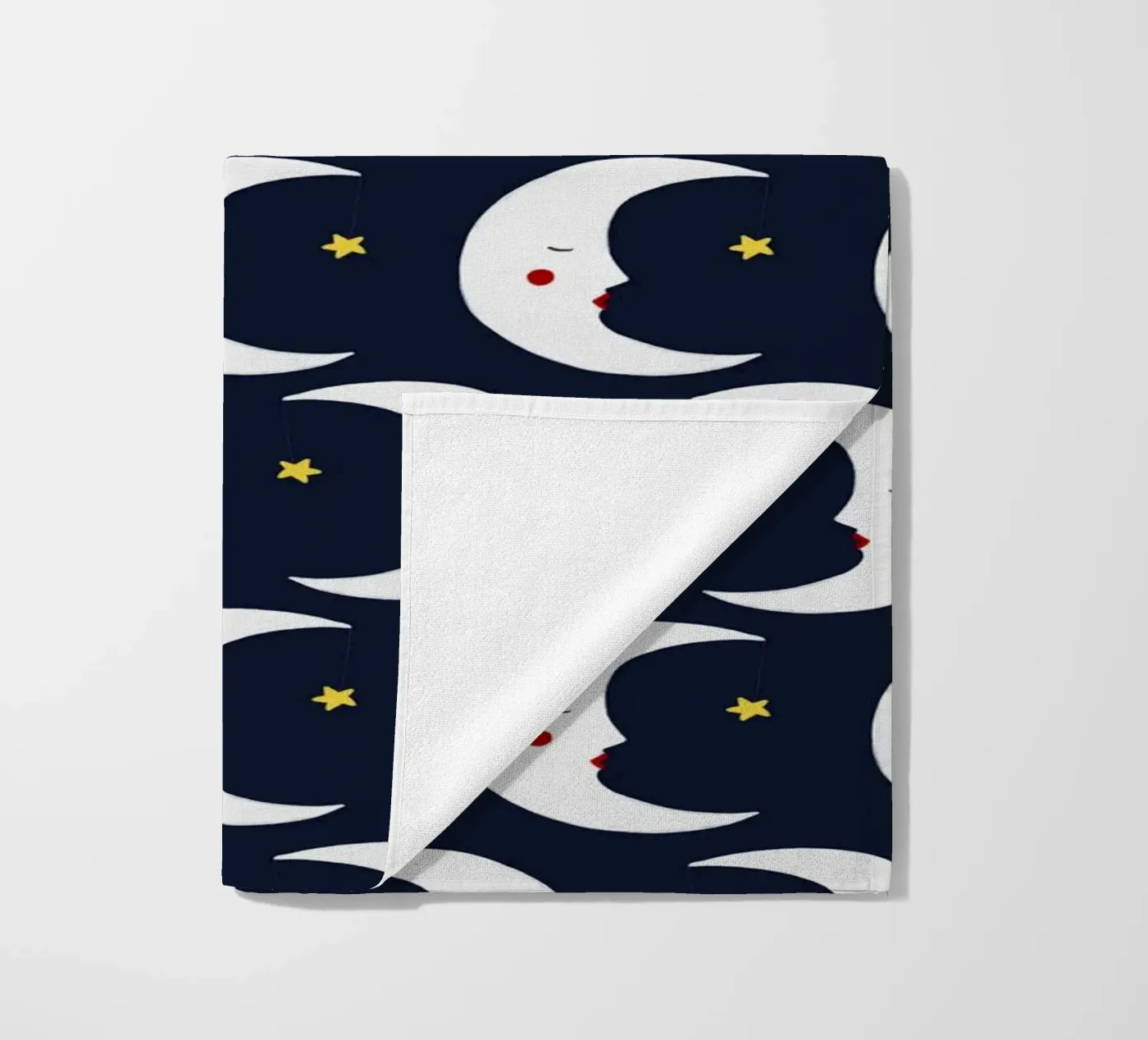 Moons pattern strandhanddoek van Sophie Augustin Illustration