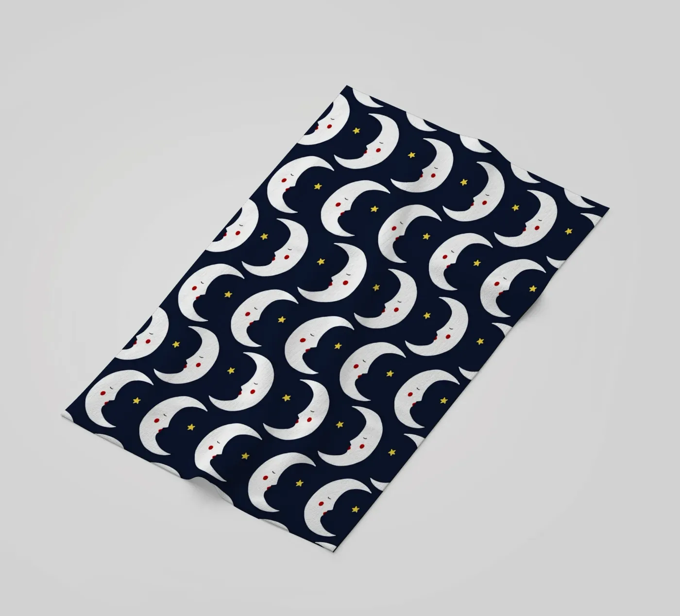 Moons pattern strandhanddoek van Sophie Augustin Illustration