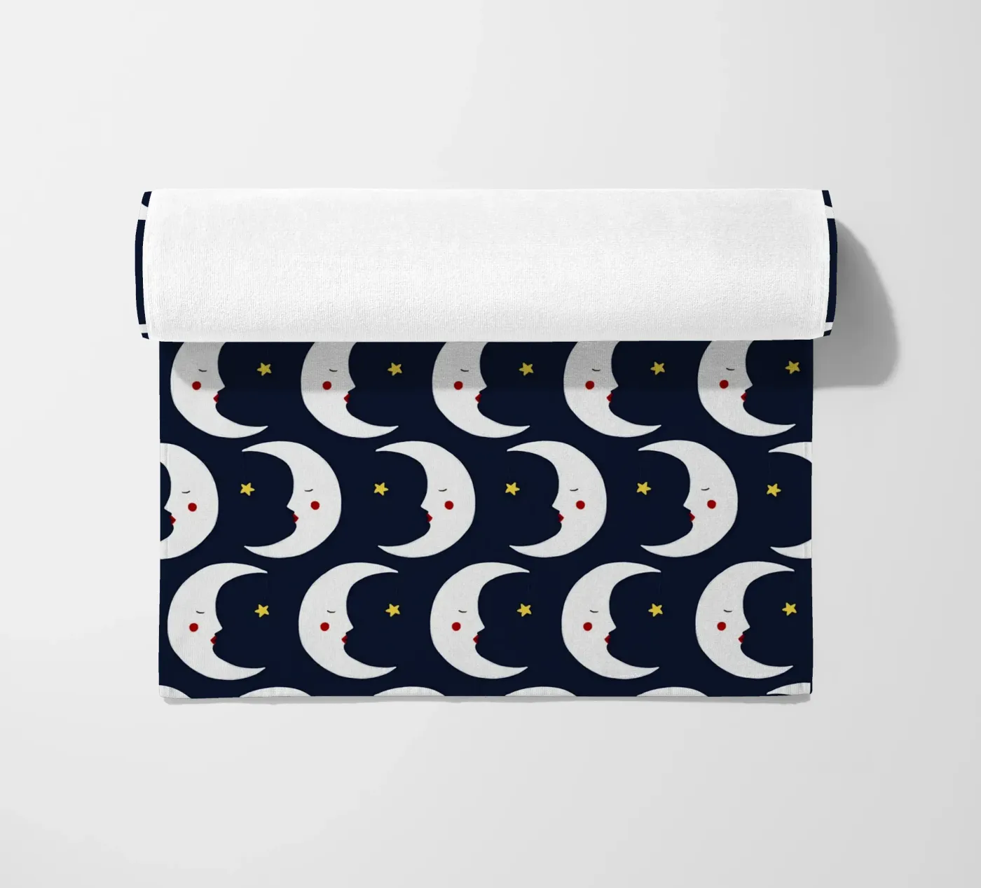 Moons pattern strandhanddoek van Sophie Augustin Illustration