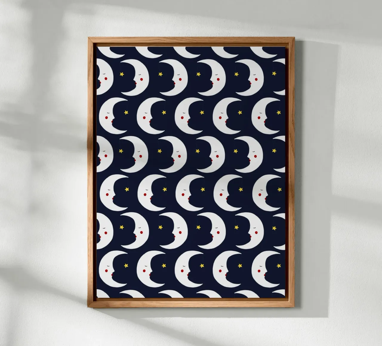 Moons pattern forex plate by Sophie Augustin Illustration