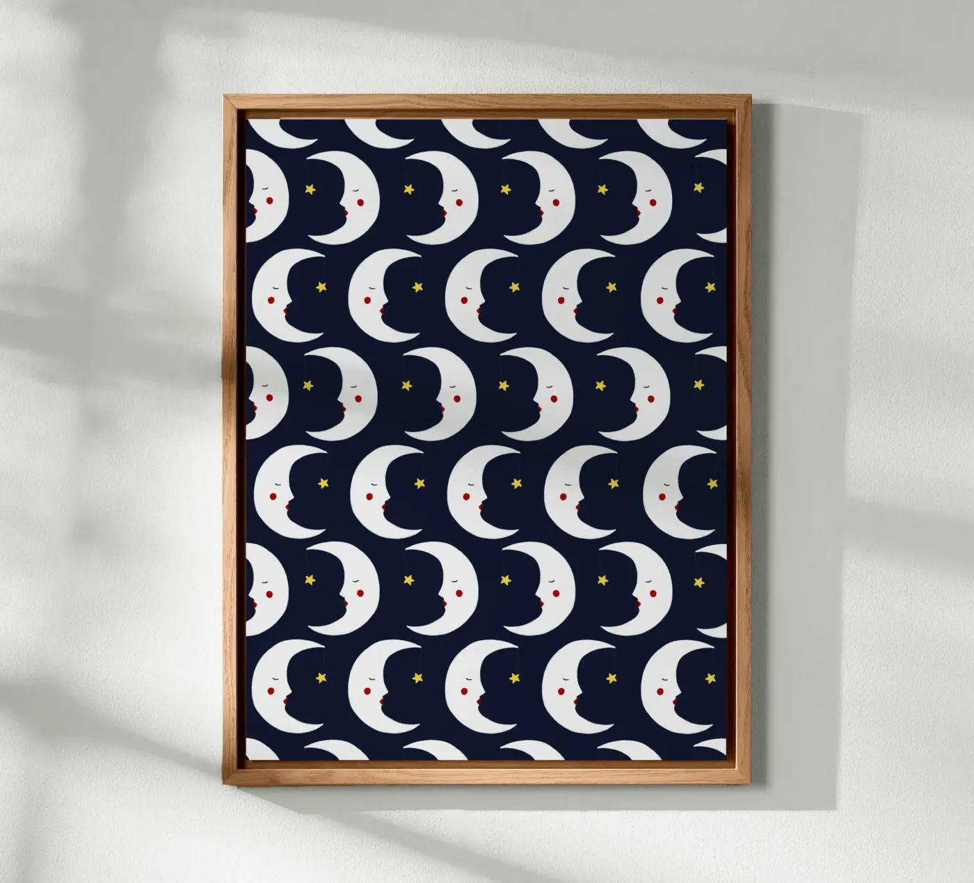 Moons pattern forex plate by Sophie Augustin Illustration