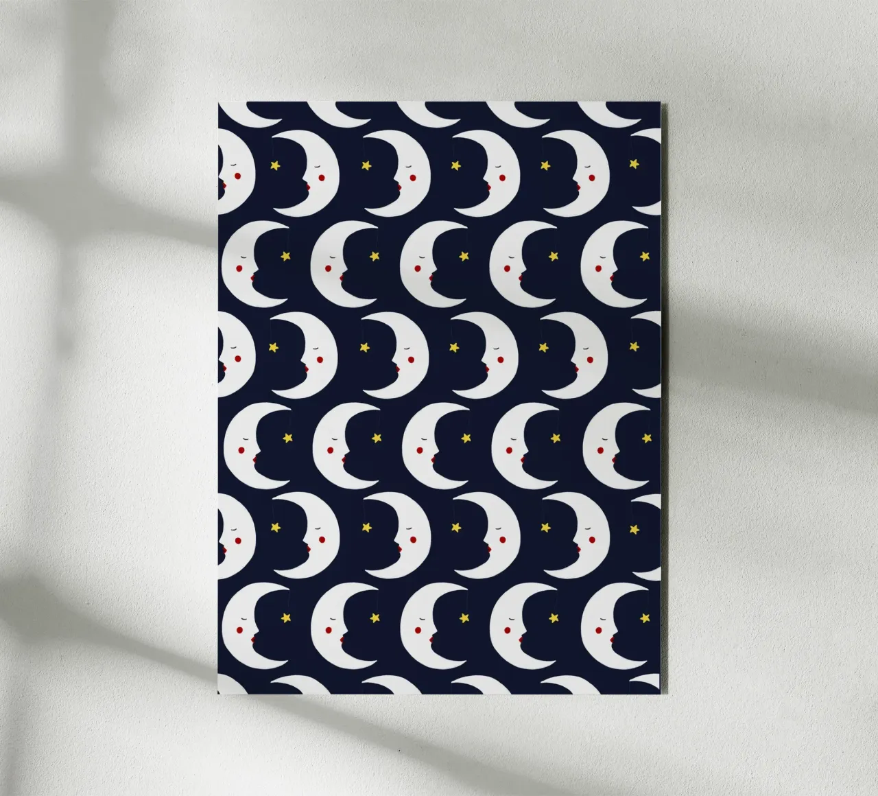 Moons pattern forex plate by Sophie Augustin Illustration