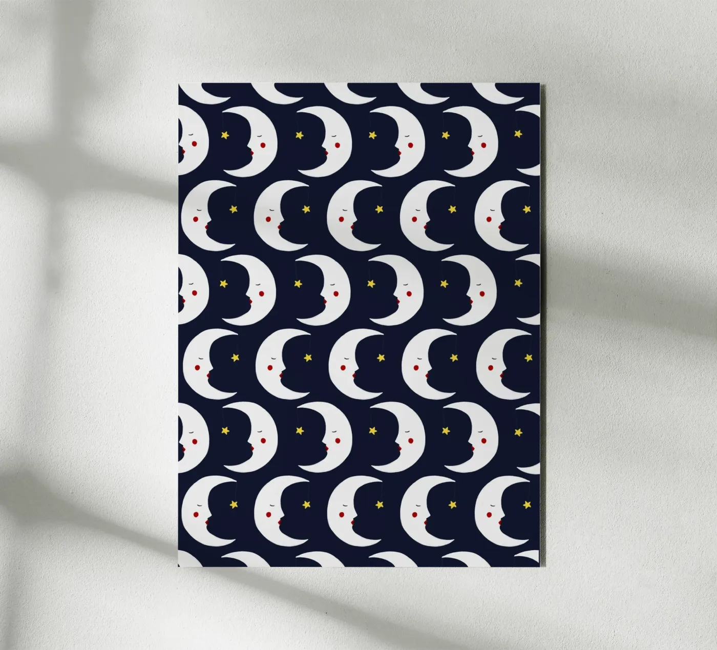 Moons pattern forex plate by Sophie Augustin Illustration