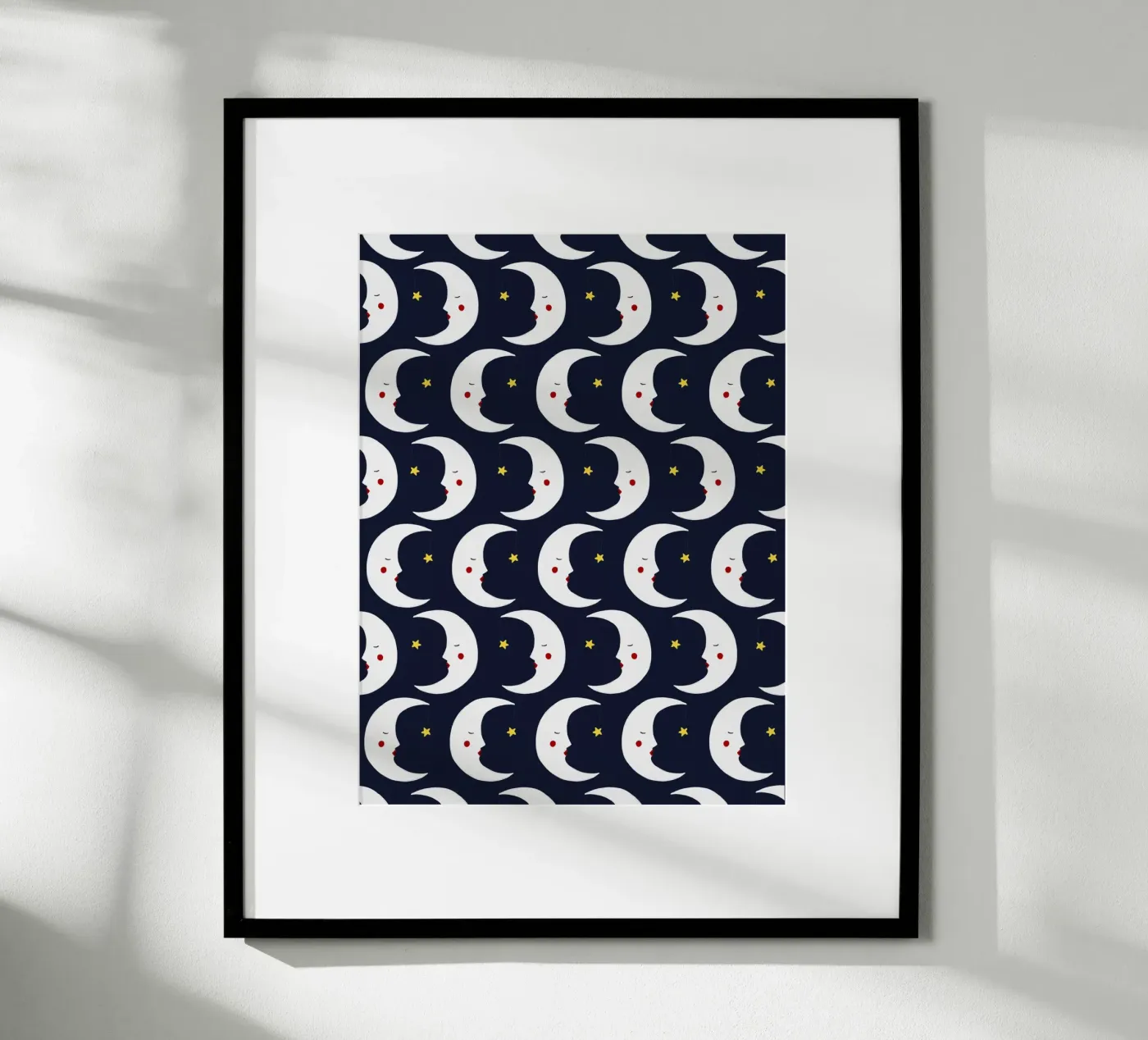 Lunes Motif poster de Sophie Augustin Illustration