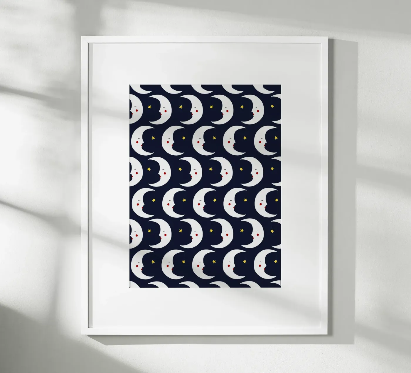 Lunes Motif poster de Sophie Augustin Illustration