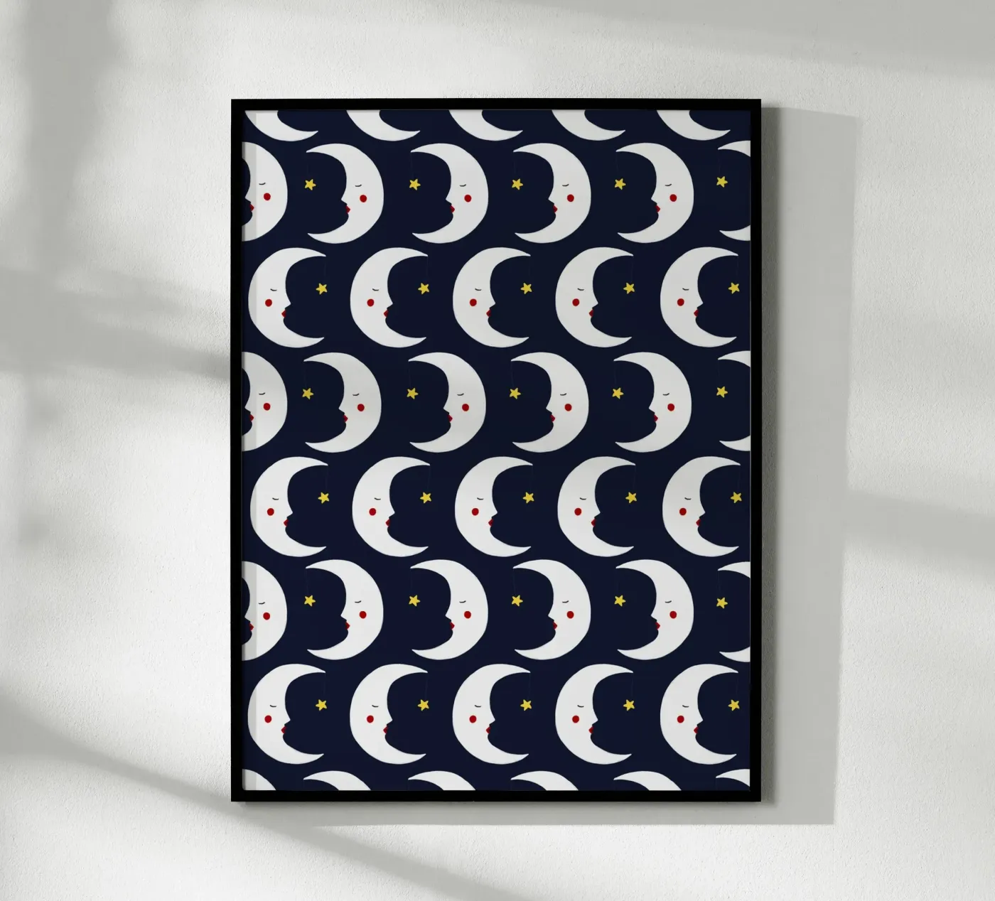 Lunes Motif poster de Sophie Augustin Illustration