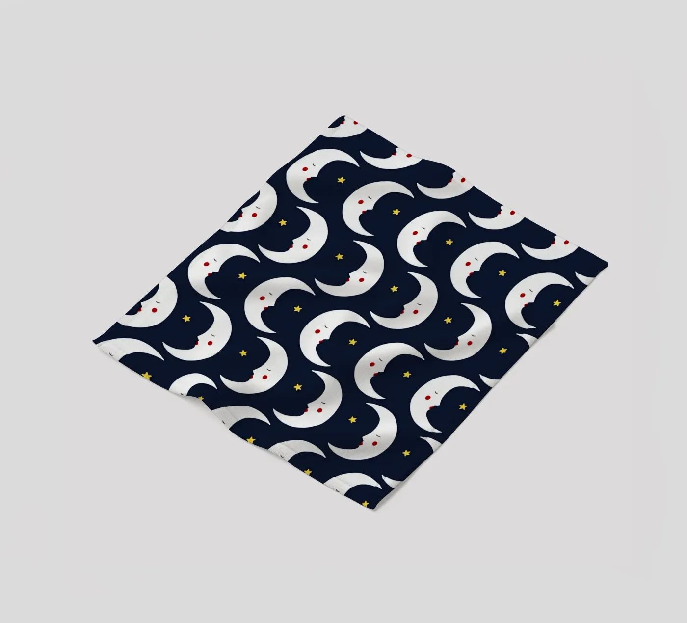 Moons pattern coperta in pile da Sophie Augustin Illustration