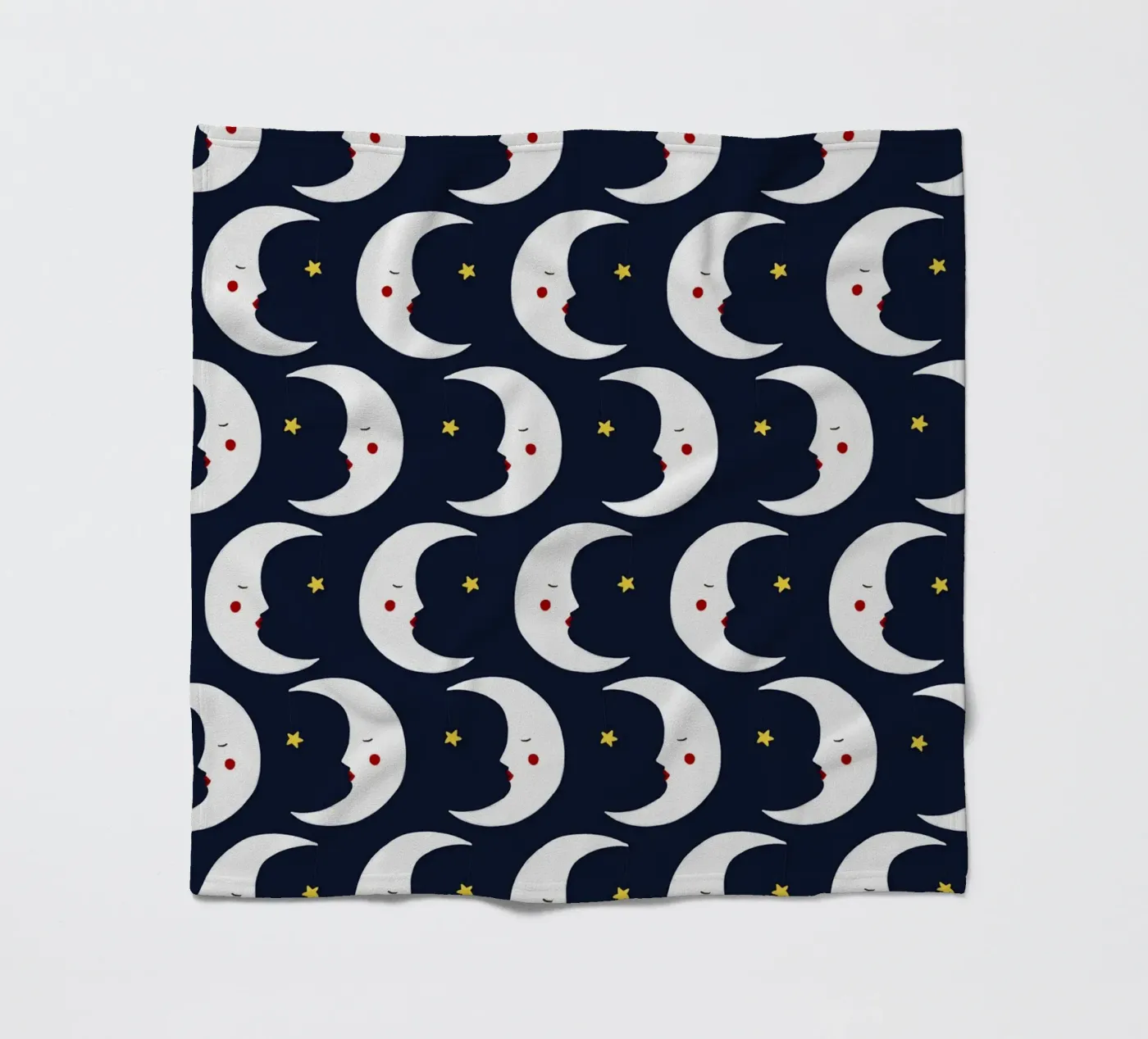 Moons pattern fleecedeken van Sophie Augustin Illustration