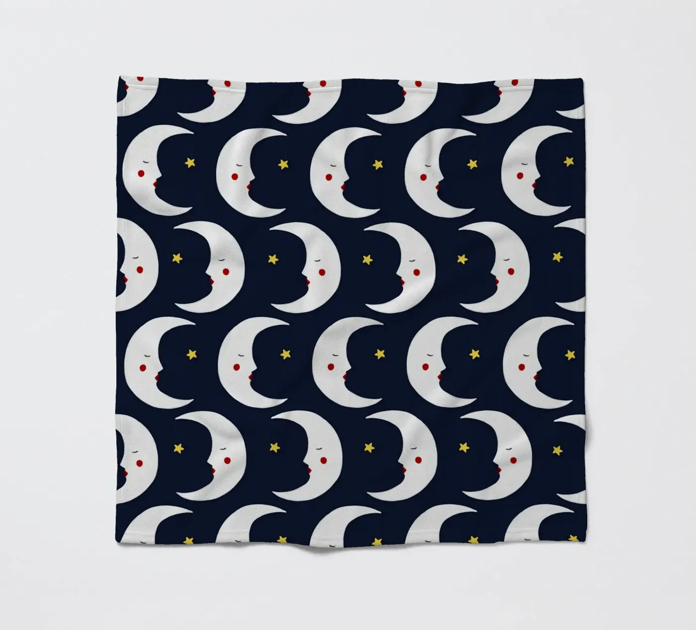 Moons pattern coperta in pile da Sophie Augustin Illustration