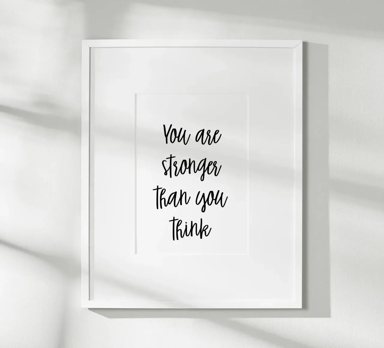 You are stronger than you think carta hahnemühle da Quotes on walls
