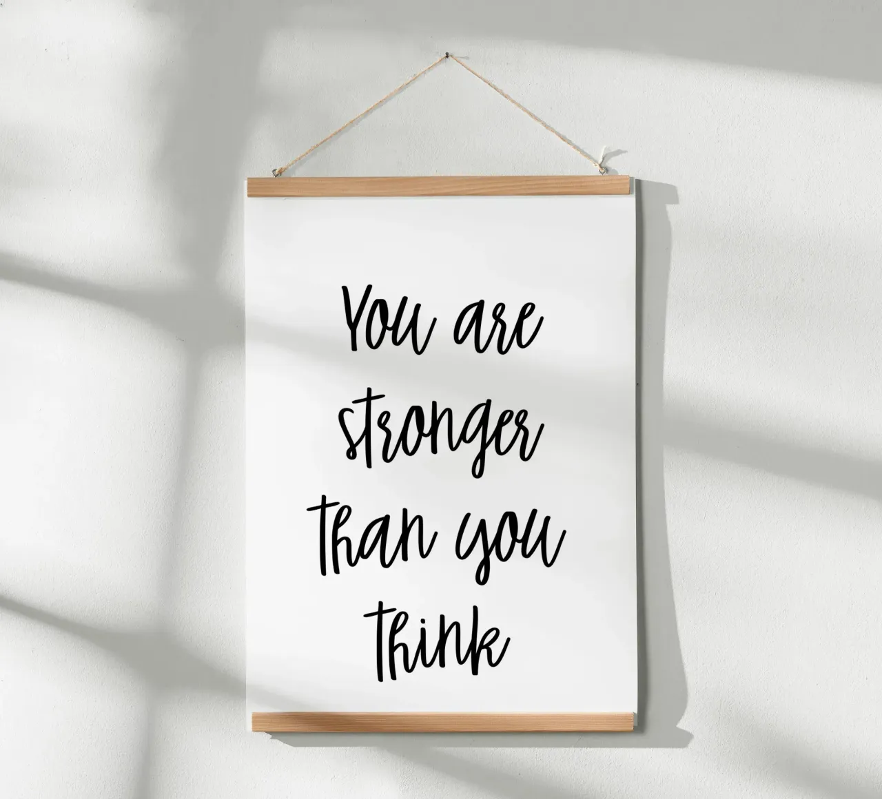 You are stronger than you think carta hahnemühle da Quotes on walls