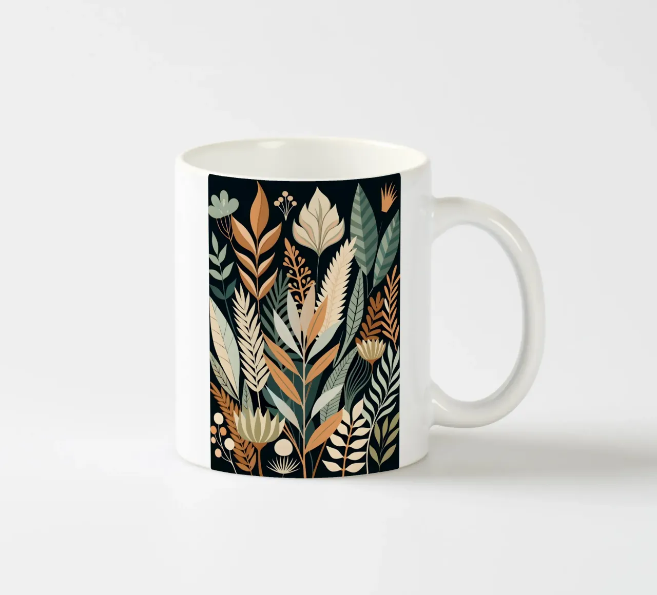Arazzo floreale autunnale tazza in ceramica da Artistic-shop