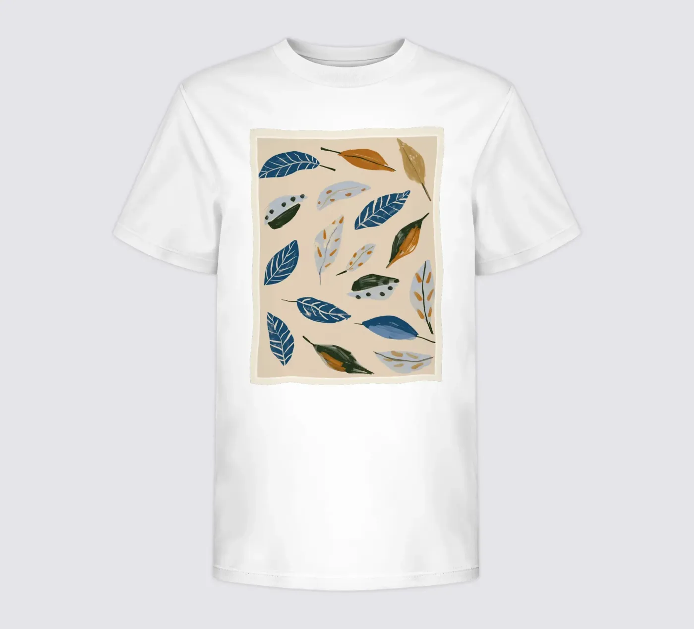 Soft Wind Leaf Scatter t-shirt bambini da Sienna Atelier