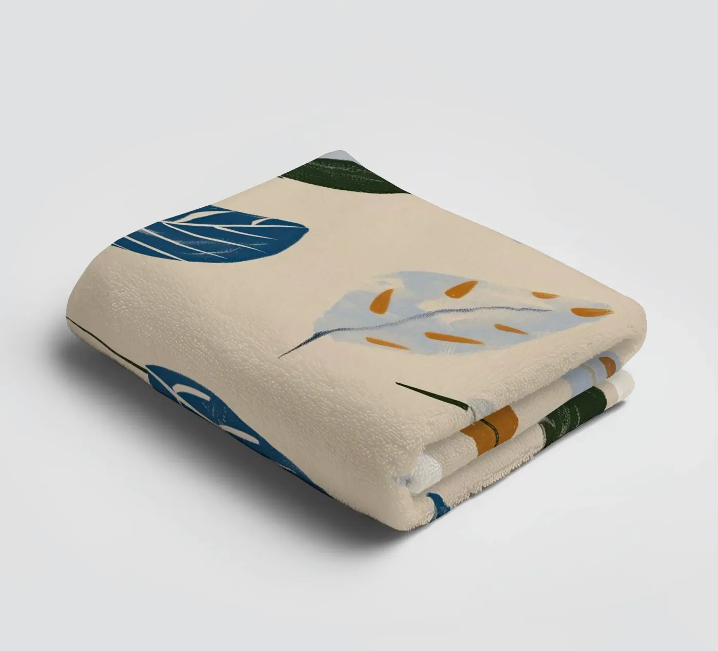 Soft Wind Leaf Scatter badhanddoek van Sienna Atelier