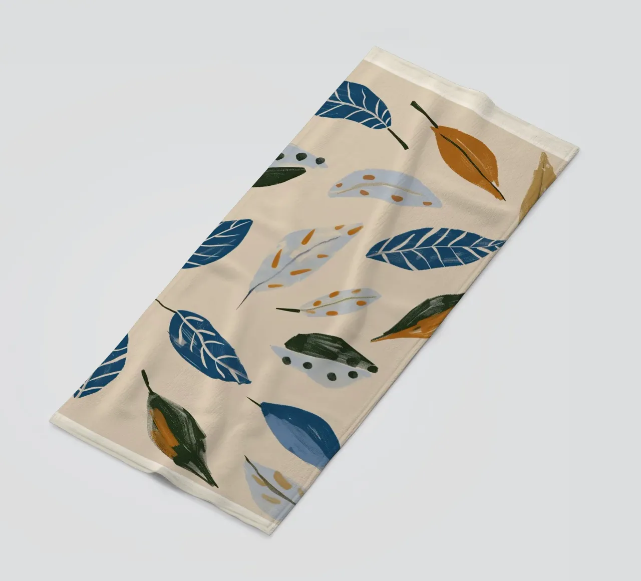 Scatter di foglie di vento morbido telo mare da Sienna Atelier