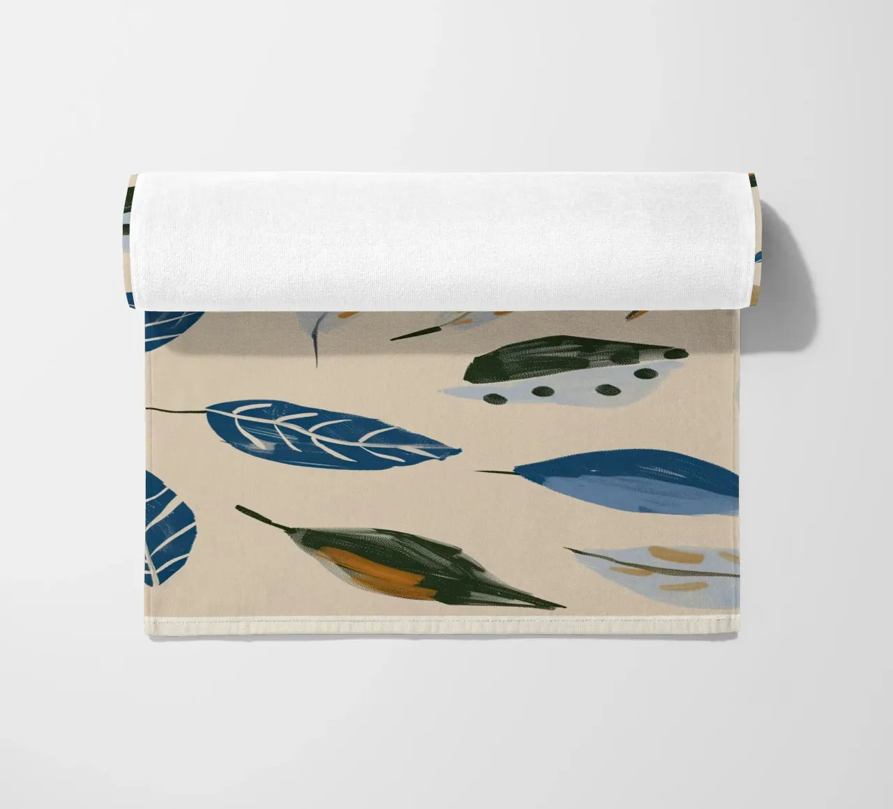 Scatter di foglie di vento morbido telo mare da Sienna Atelier