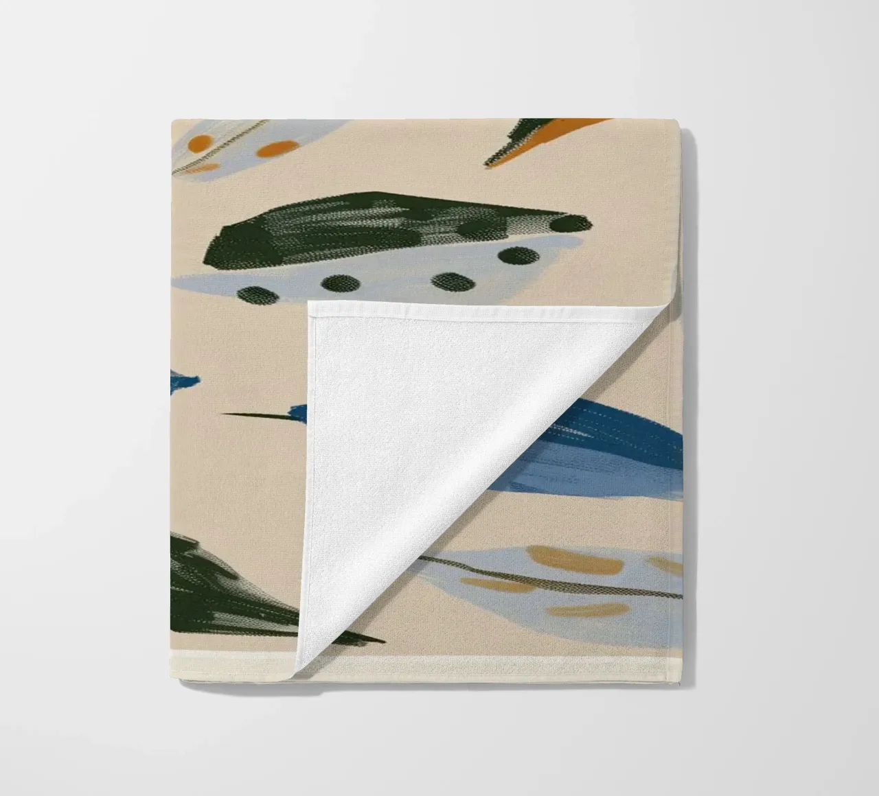 Scatter di foglie di vento morbido telo mare da Sienna Atelier