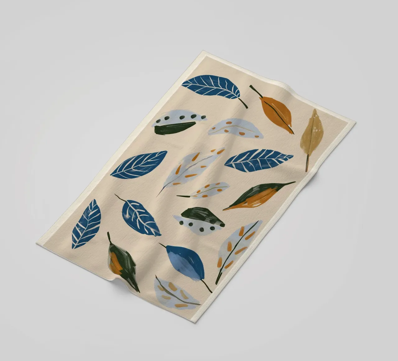 Scatter di foglie di vento morbido telo mare da Sienna Atelier