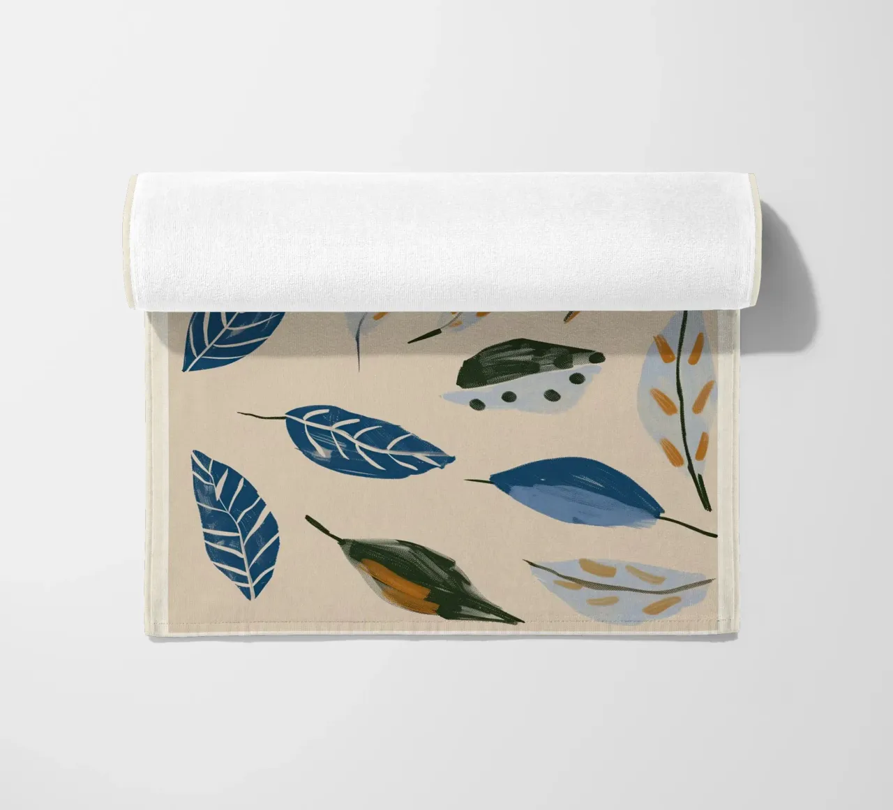 Scatter di foglie di vento morbido telo mare da Sienna Atelier