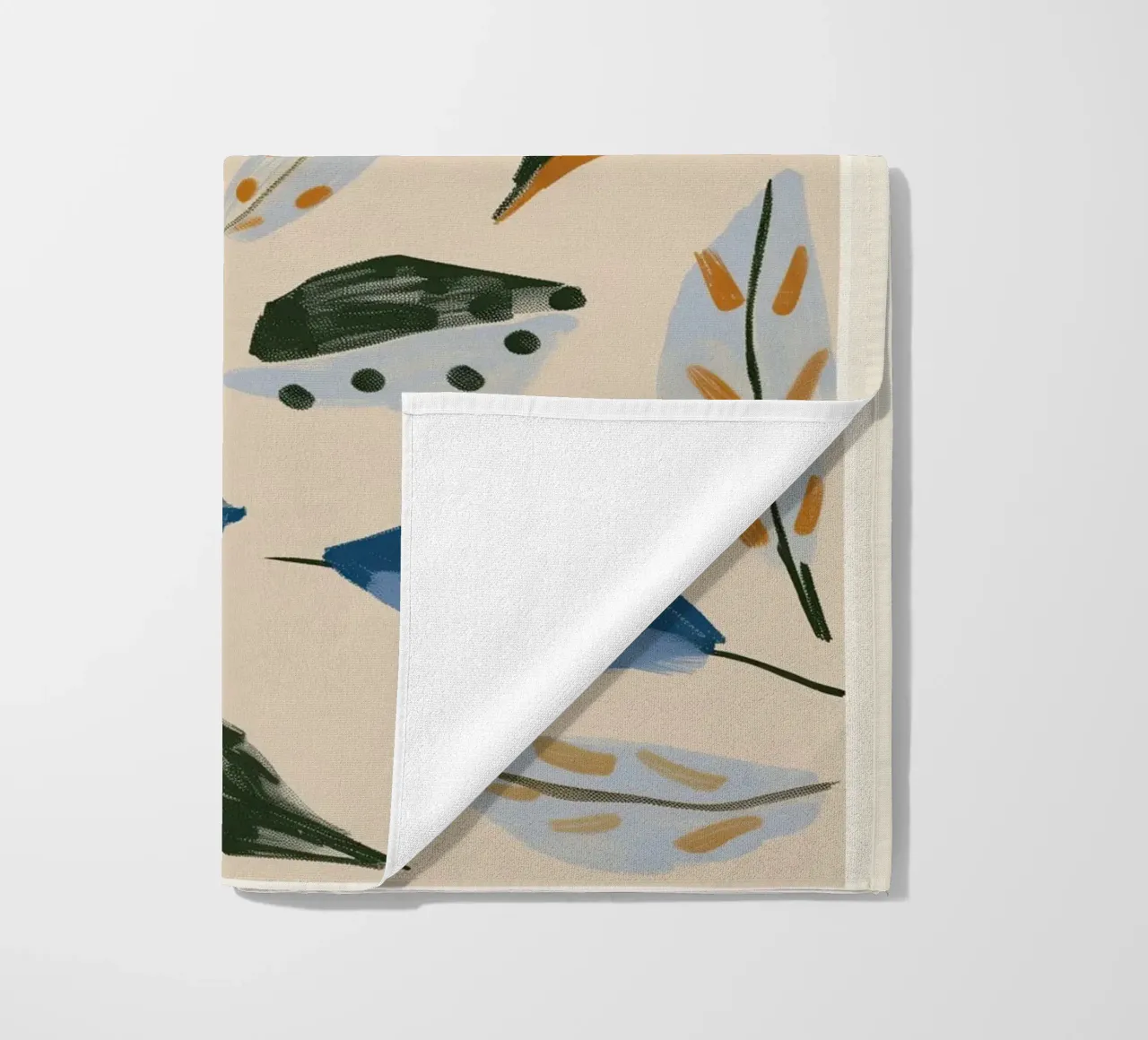 Scatter di foglie di vento morbido telo mare da Sienna Atelier