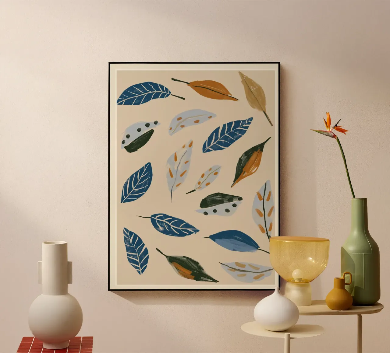 Scatter di foglie di vento morbido plexiglass da Sienna Atelier