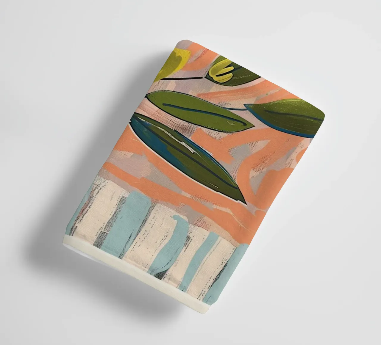 Zitrone hell & Streifen Handtuch von Sienna Atelier