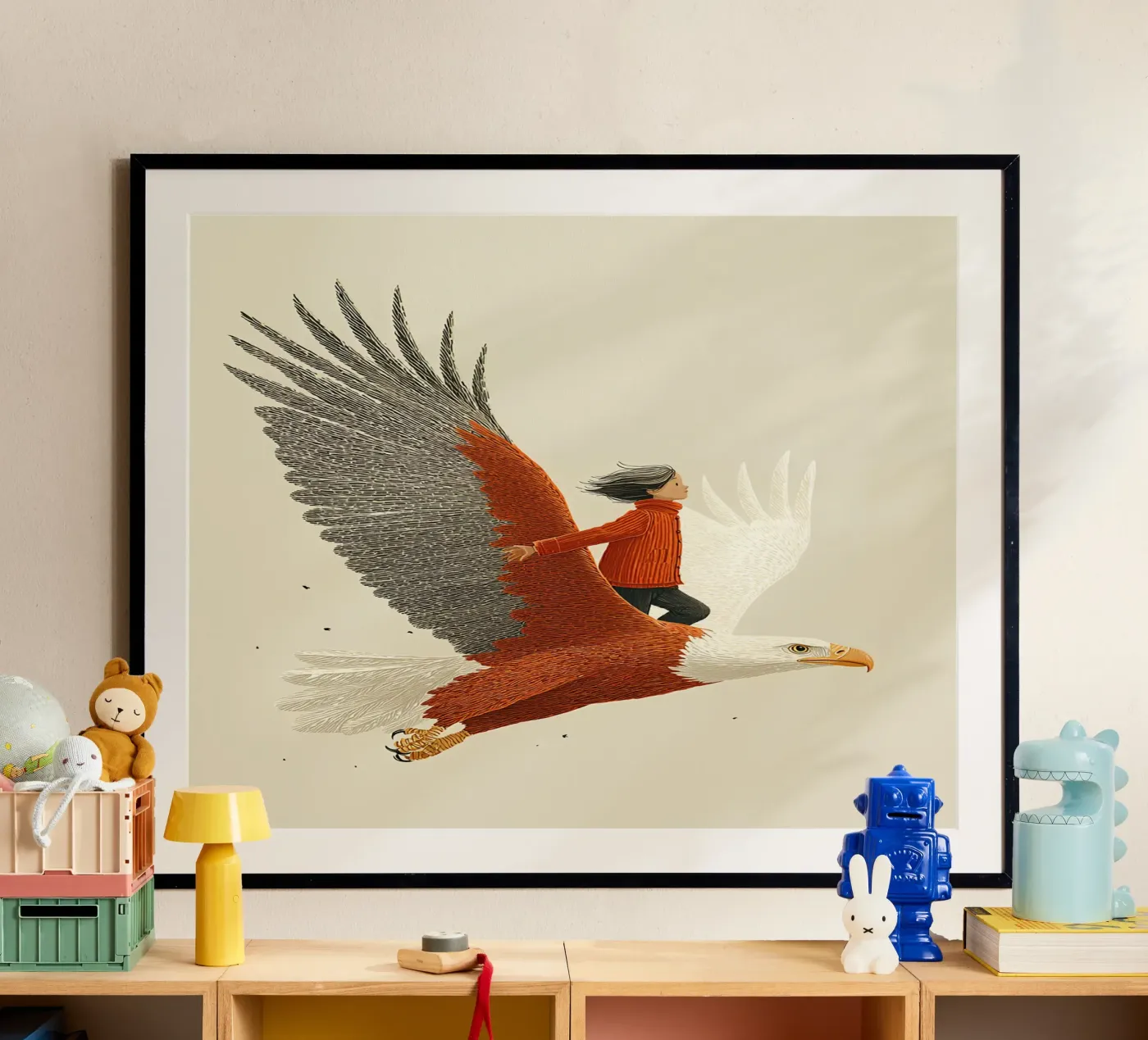 Auf Adlers Schwingen Poster von Fearless Friends