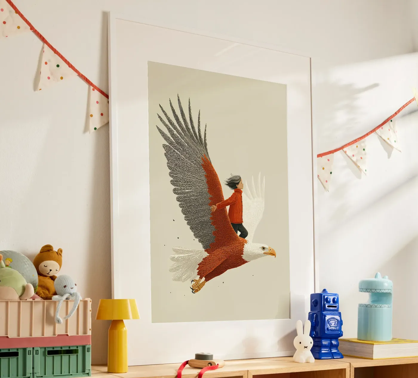 Auf Adlers Schwingen Poster von Fearless Friends