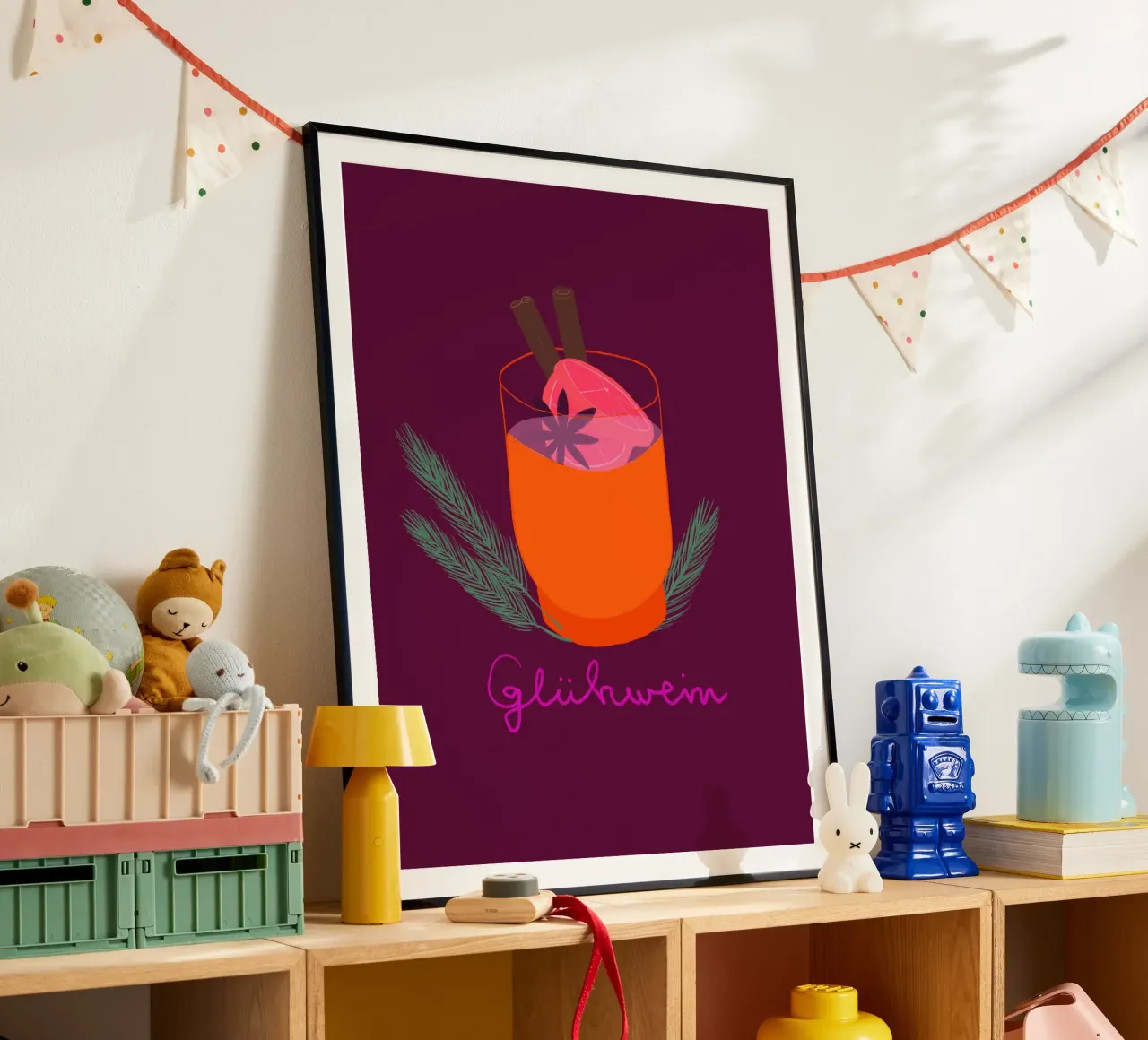 Vin brulè poster da Sophie Augustin Illustration