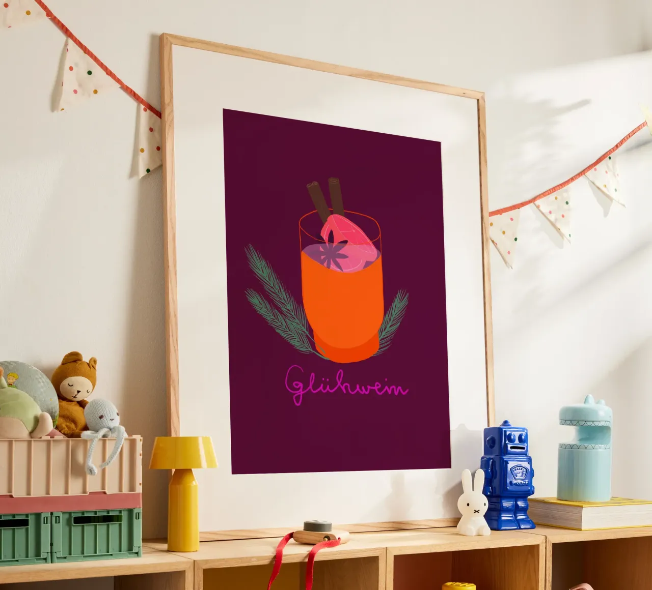 Vin brulè poster da Sophie Augustin Illustration