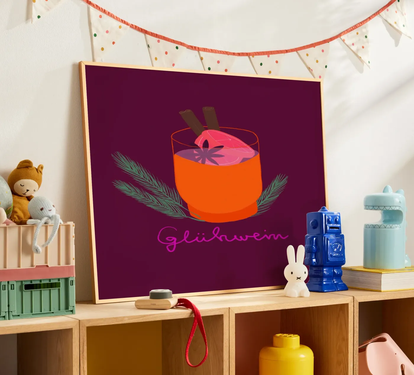 Mulled wine poster by Sophie Augustin Illustration