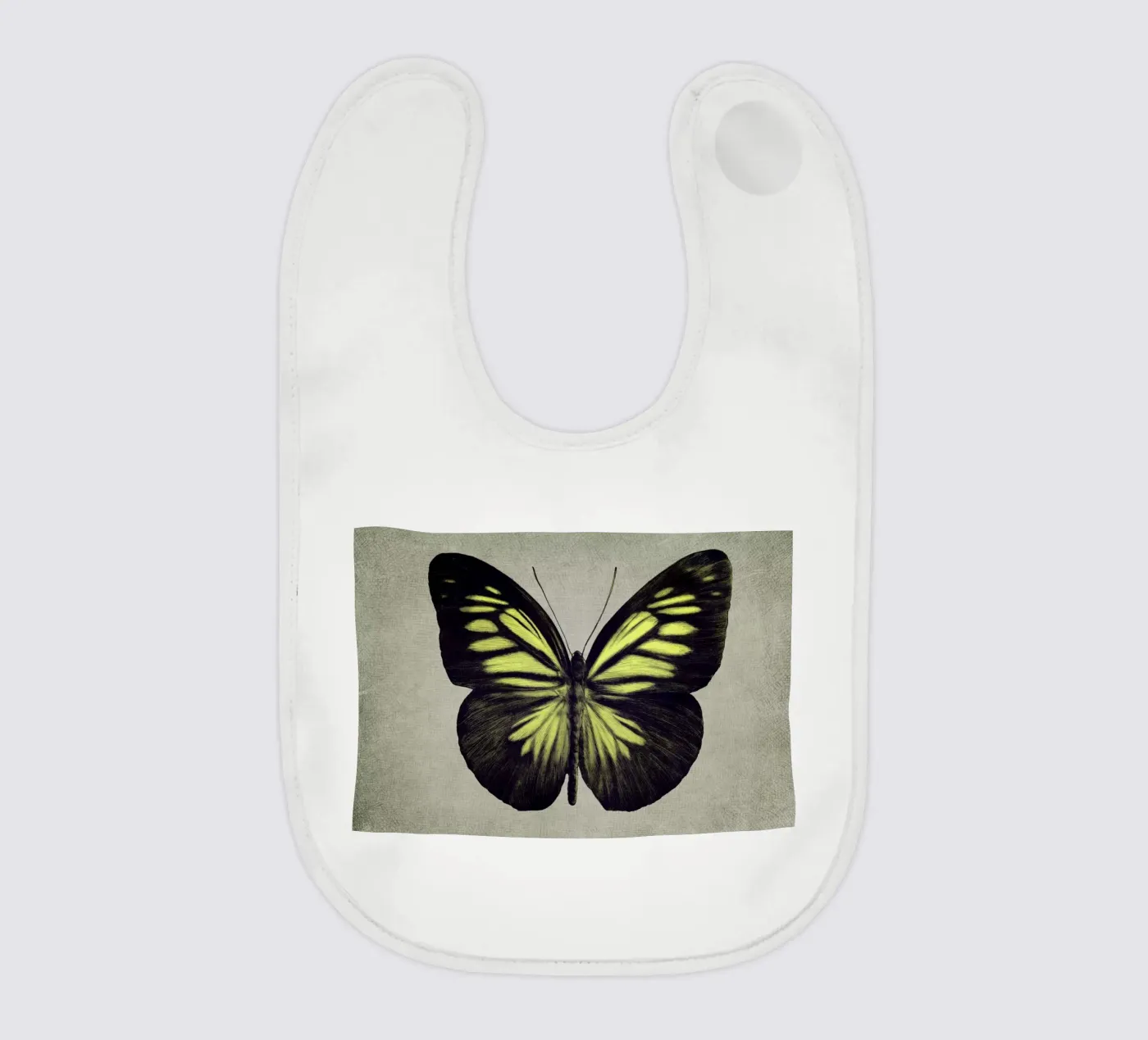 Papillon (yellow) Babylätzchen von Eric Fan