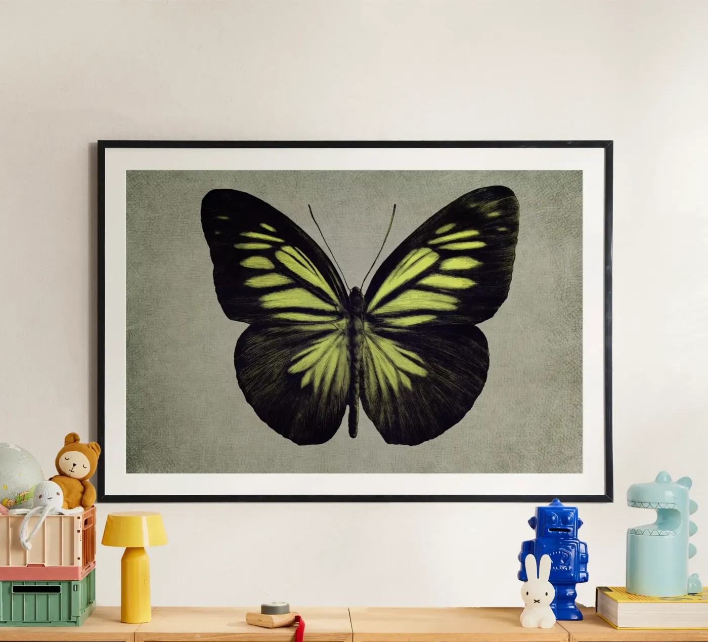 Papillon (yellow) poster da Eric Fan