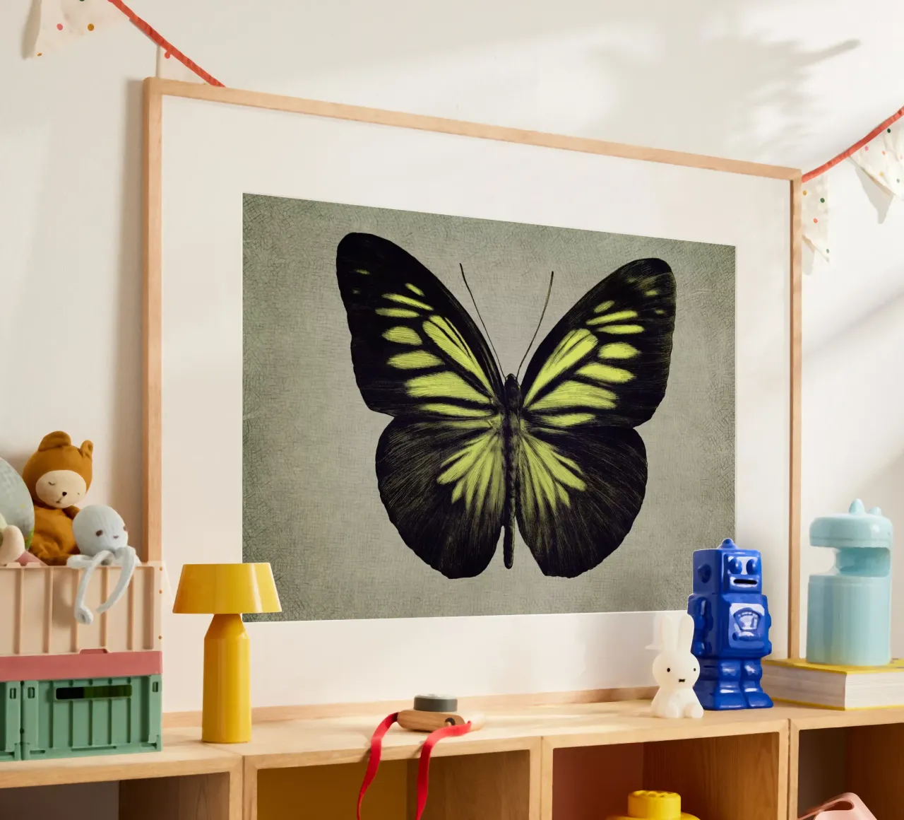 Papillon (yellow) poster da Eric Fan