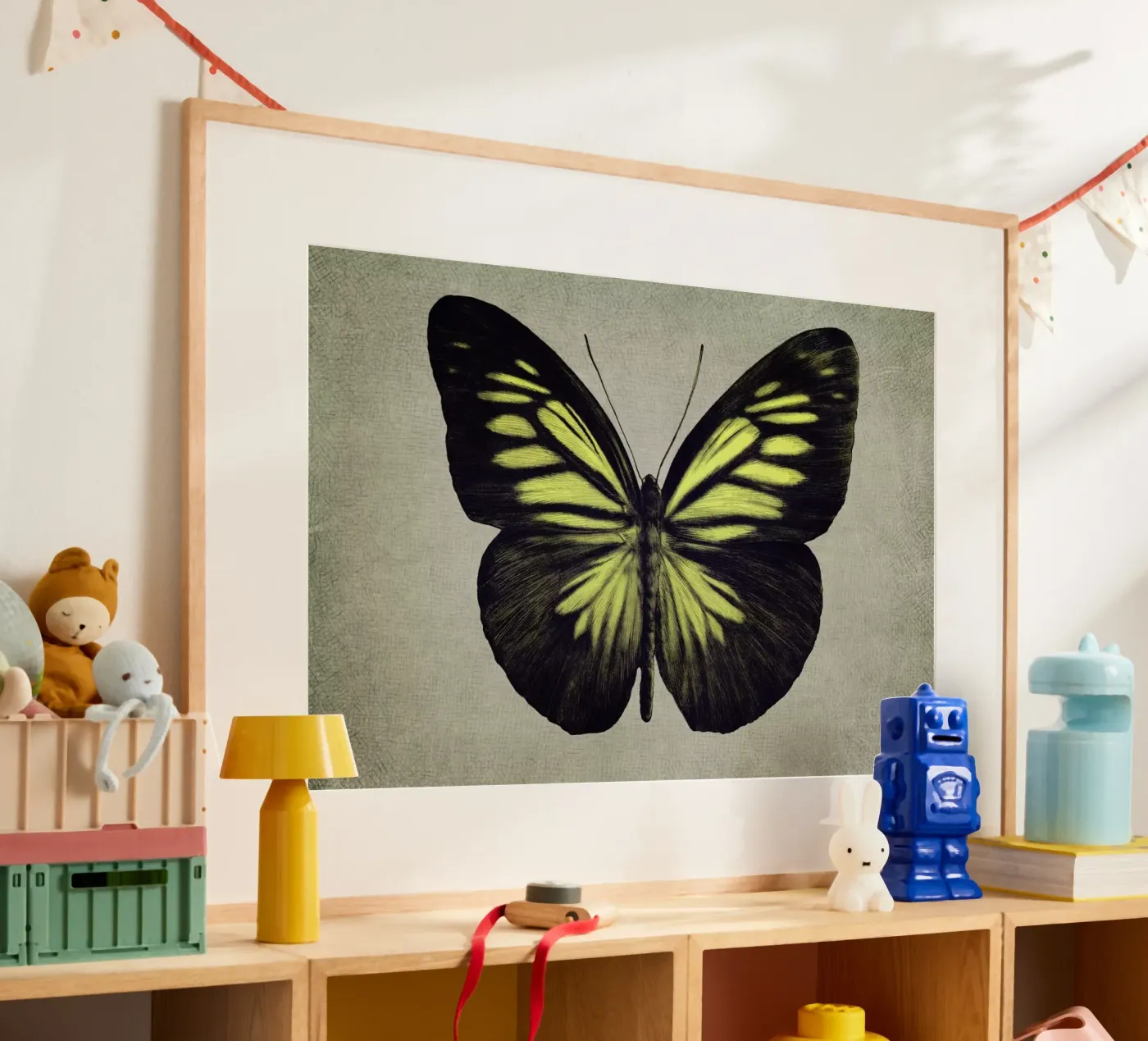 Papillon (yellow) poster da Eric Fan