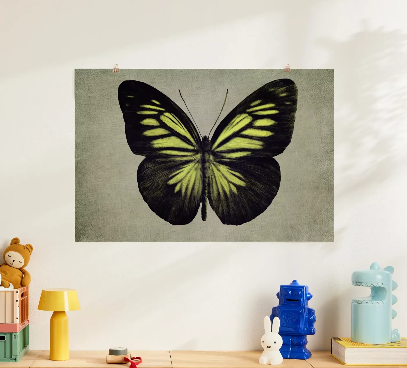 Papillon (yellow) poster da Eric Fan