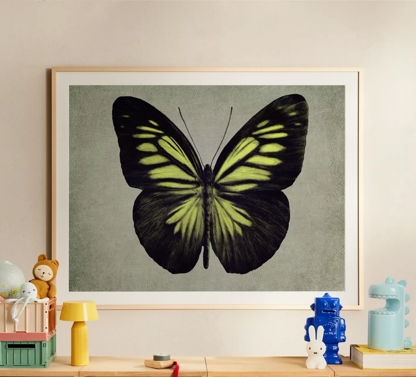 Papillon (yellow) poster da Eric Fan