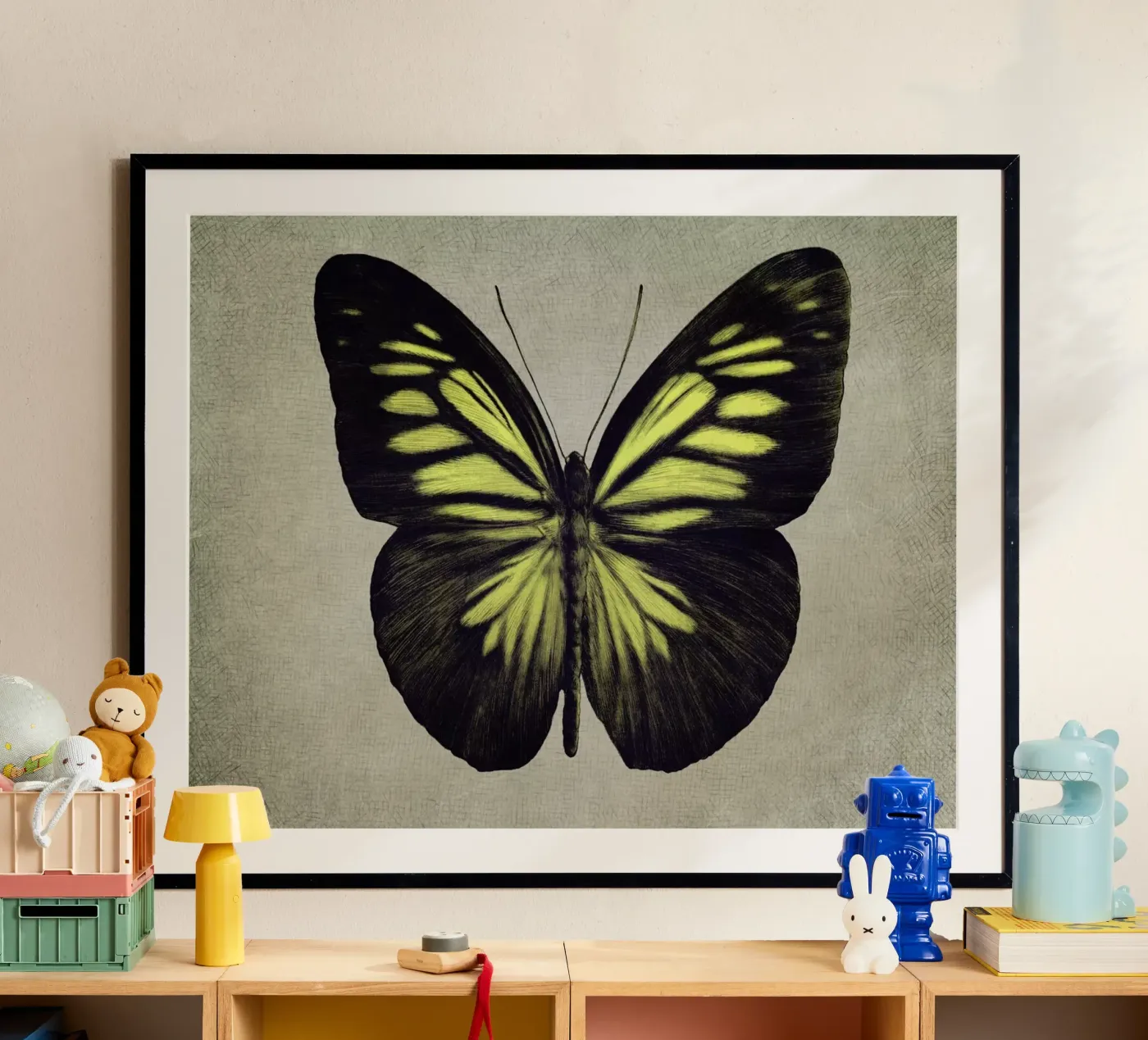 Papillon (yellow) poster da Eric Fan