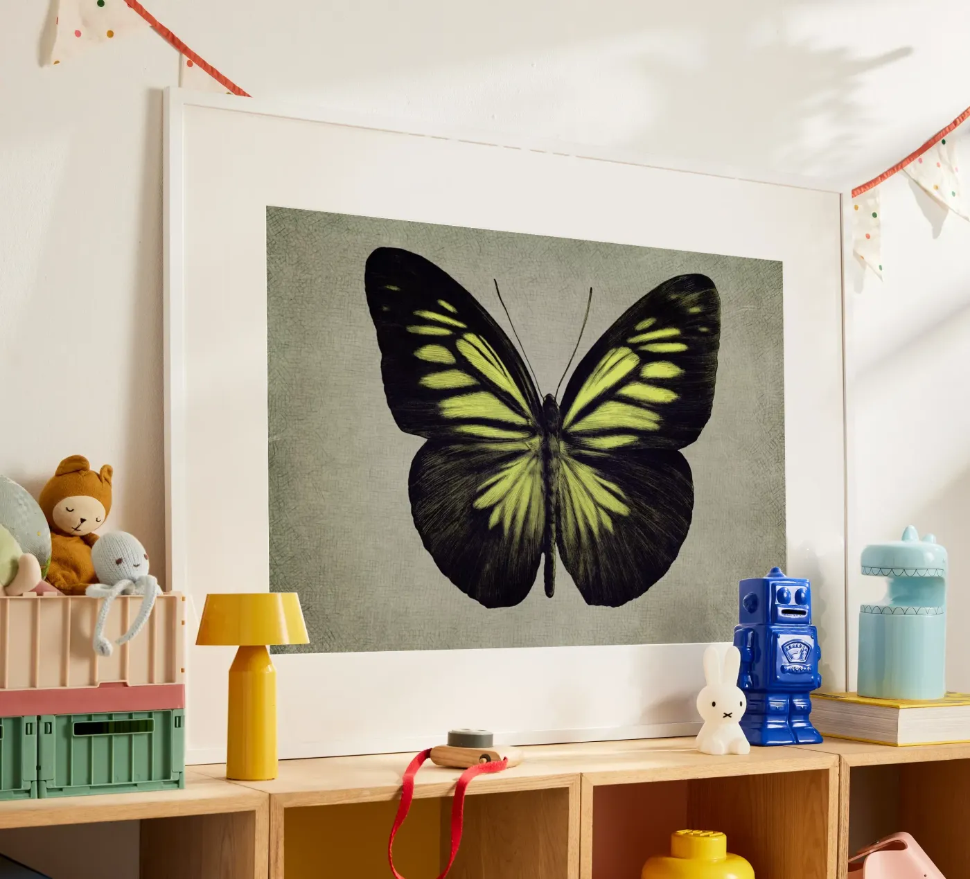 Papillon (yellow) poster da Eric Fan