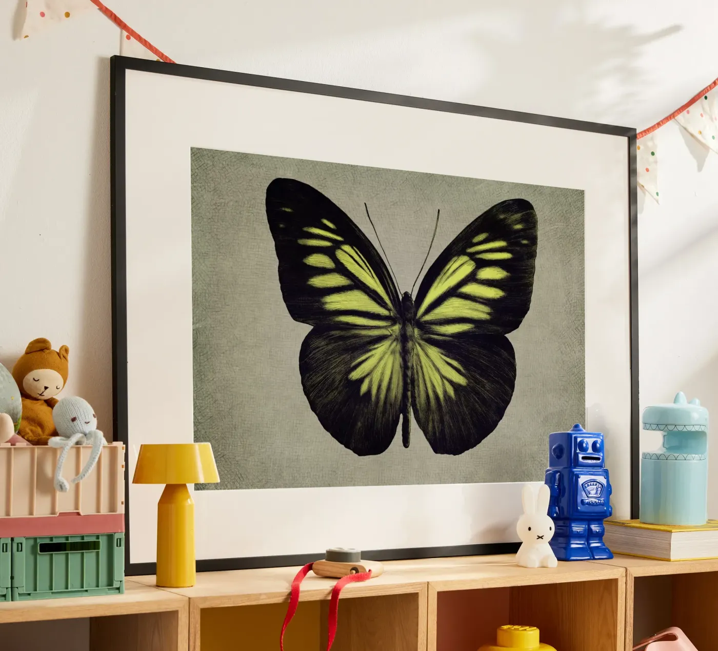 Papillon (yellow) poster da Eric Fan