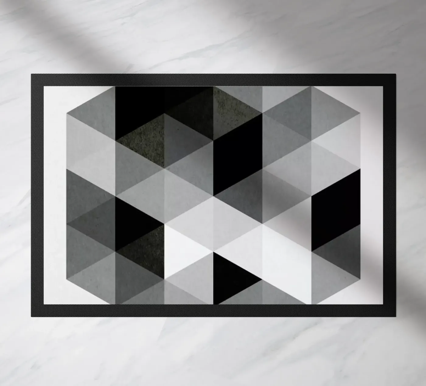 Geo Hex deurmat van Three Of The Possessed