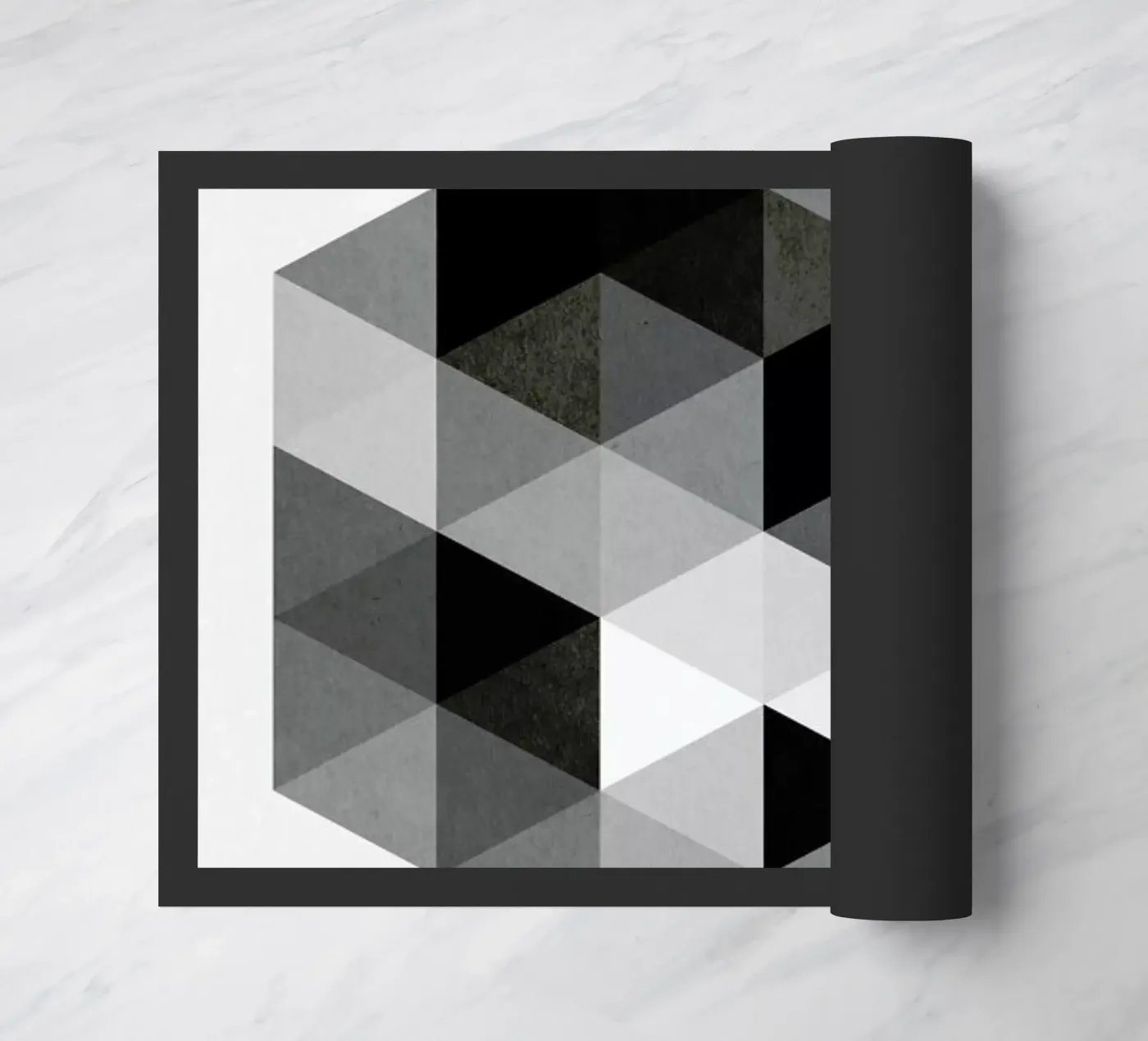 Geo Hex deurmat van Three Of The Possessed