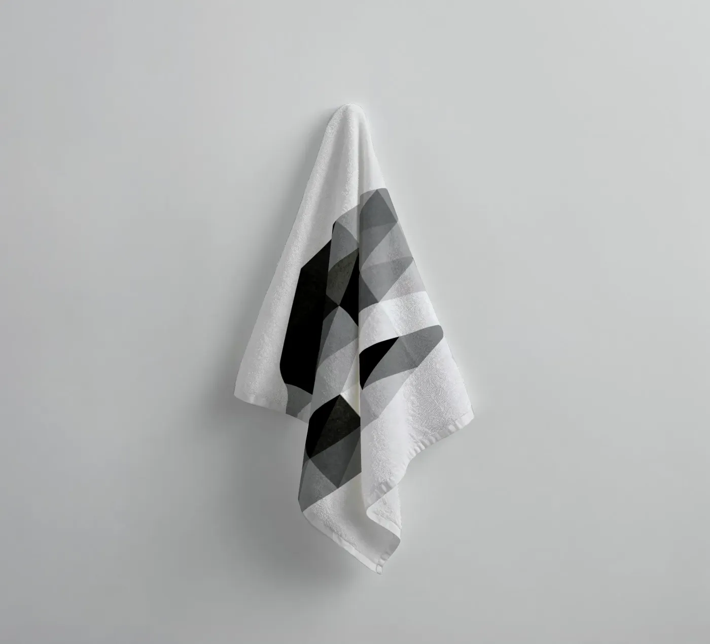 Geo Hex badhanddoek van Three Of The Possessed