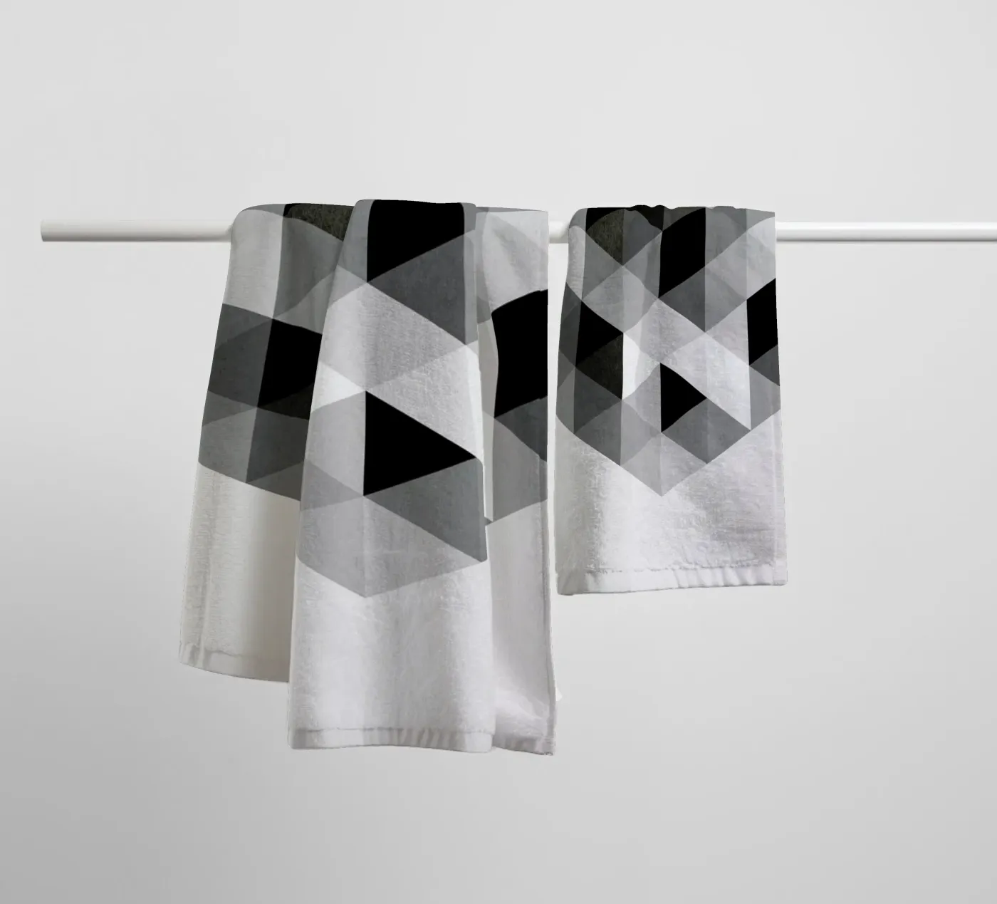 Geo Hex badhanddoek van Three Of The Possessed