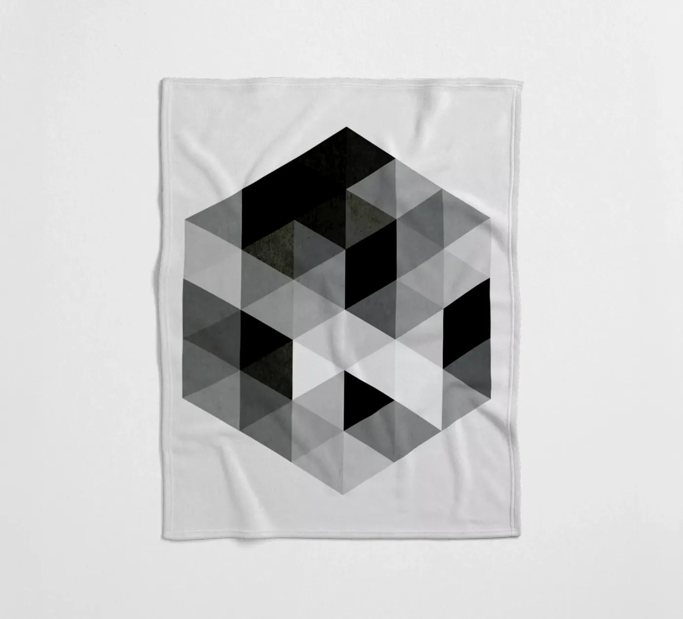 Geo Hex Fleecedecke von Three Of The Possessed