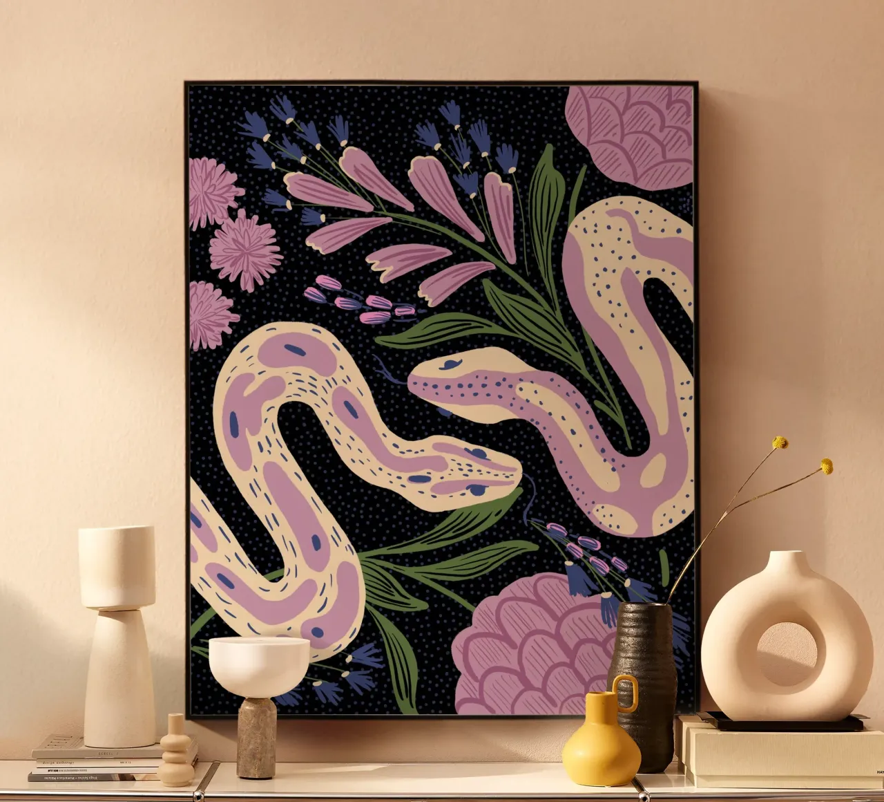 Serpenti gemelli plexiglass da Tara Reed