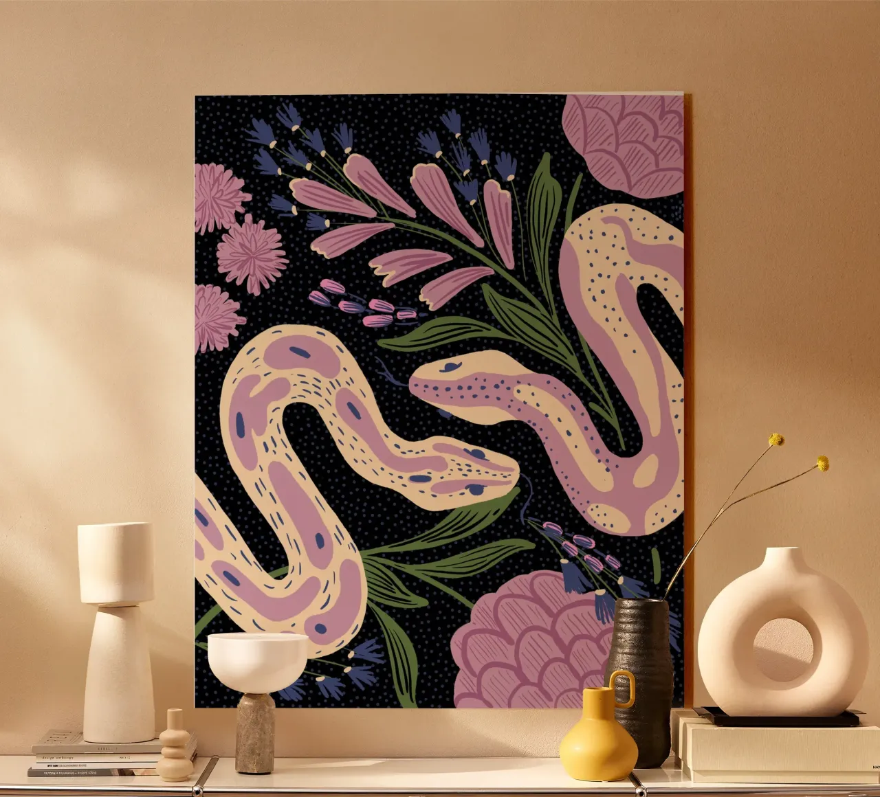 Serpenti gemelli plexiglass da Tara Reed