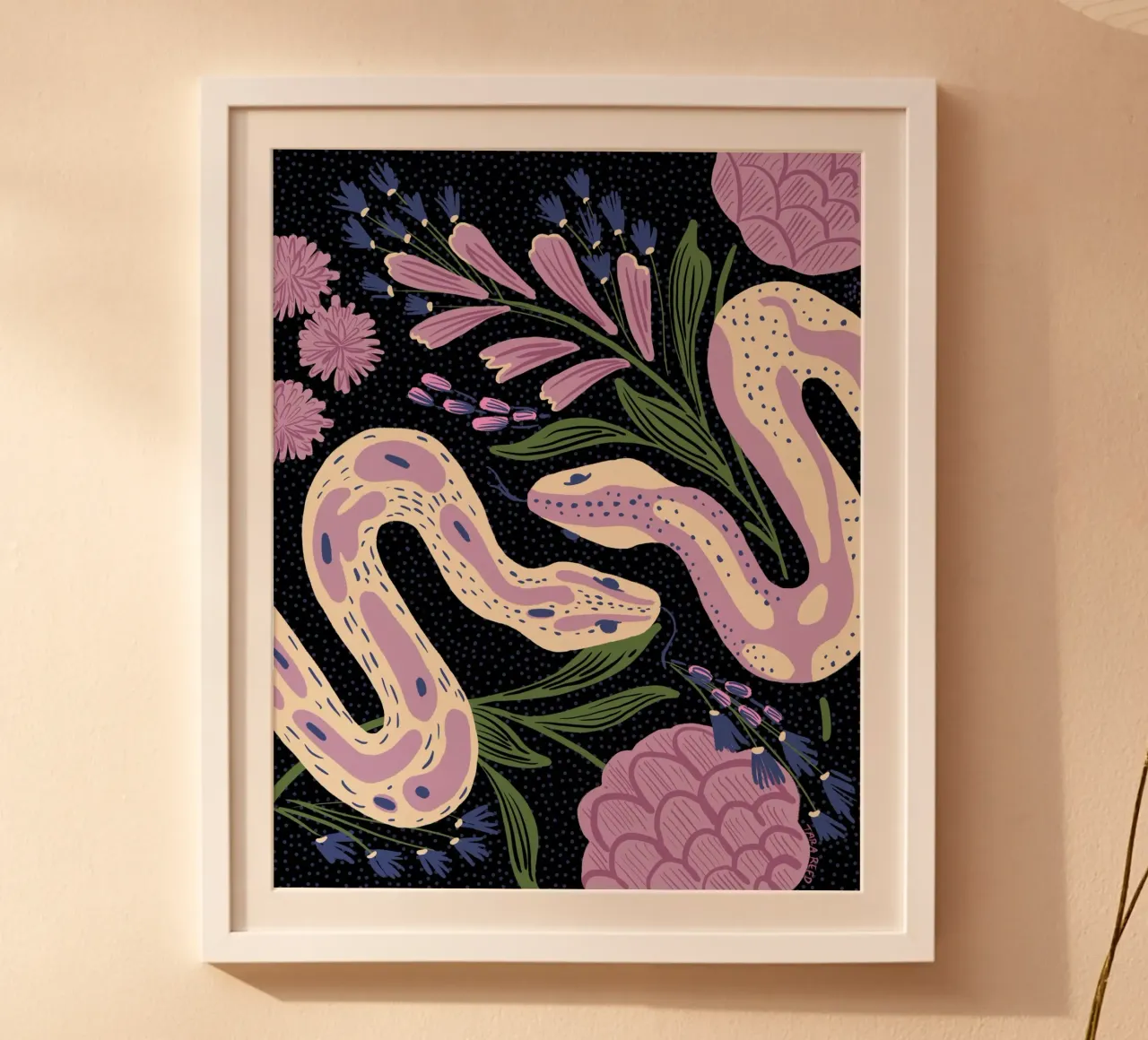 Serpenti gemelli poster da Tara Reed