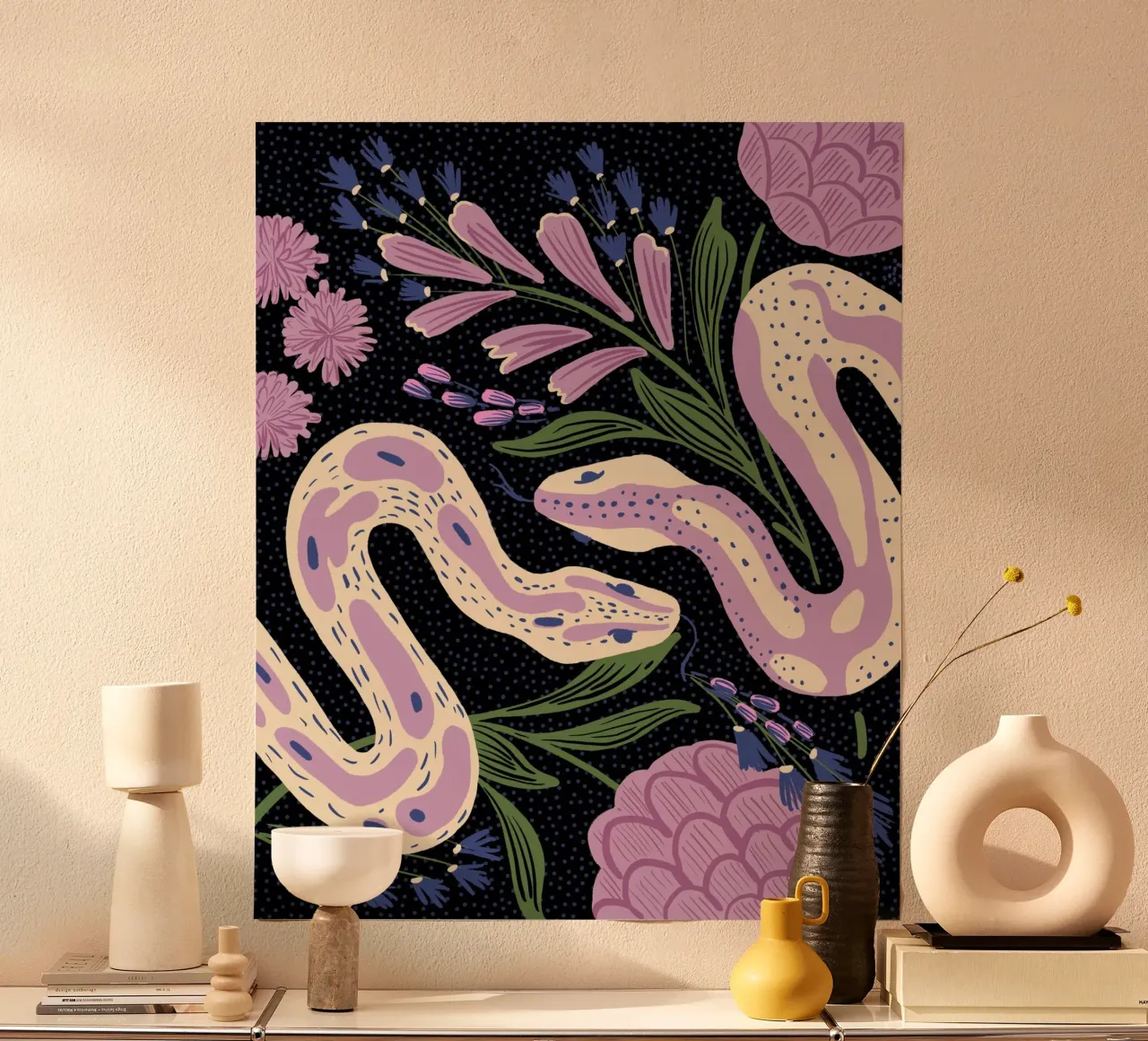 Serpenti gemelli poster da Tara Reed